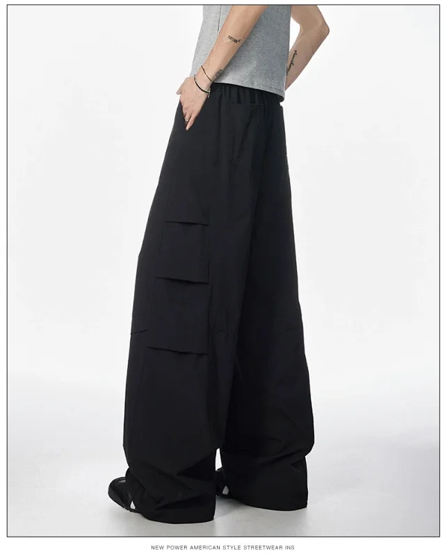 2025 Summer Men's Parachute Pants Detail