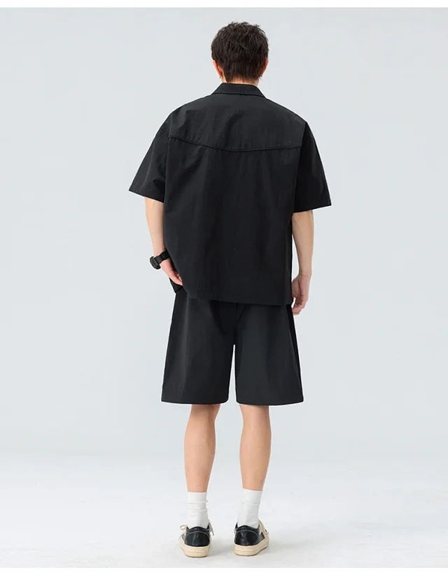 NASA Men's Ice Silk Short Sleeve Shirt Detail