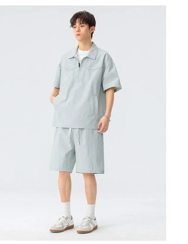 NASA Men's Ice Silk Short Sleeve Shirt Detail