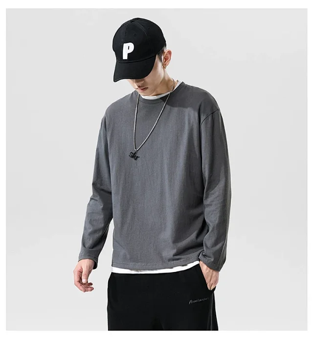 Men's Long-sleeve T-shirts (Couple Style) Detail