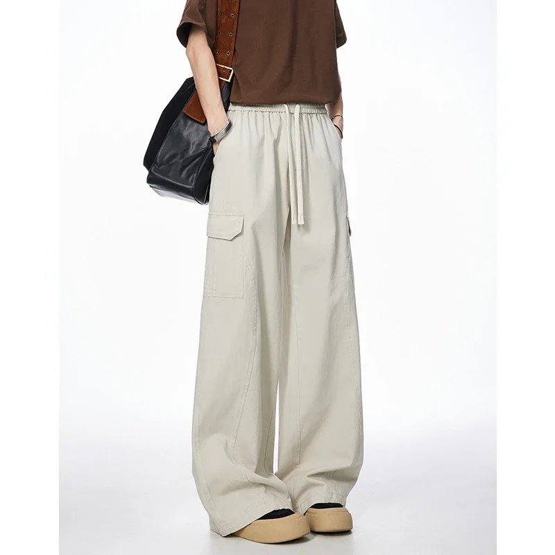 Designer Workwear Unisex New American Sporty Casual Wide-Leg Pants
