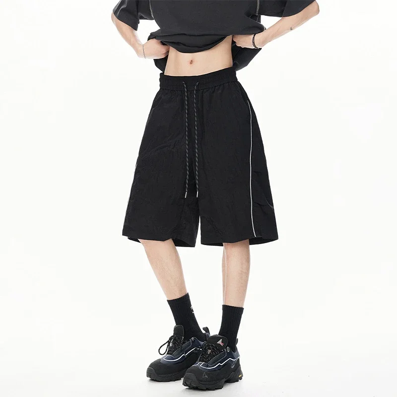 2025 Summer Men's Loose Reflective Shorts