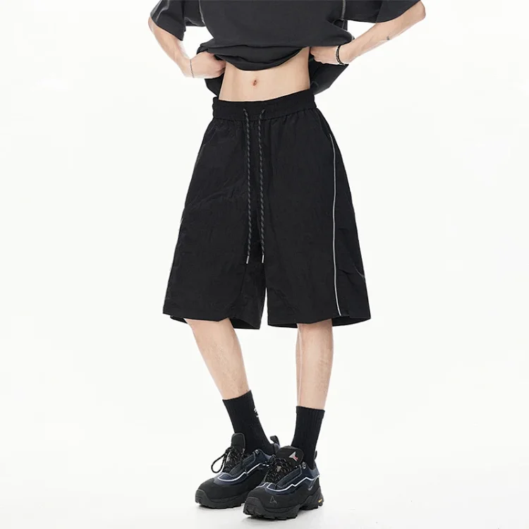 2025 Summer Men's Loose Reflective Shorts