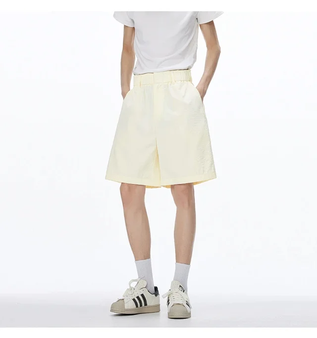 Men's Summer Sporty Loose Beach Shorts Detail