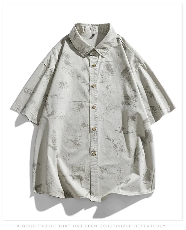 Summer Camo Short-sleeve Shirt Detail