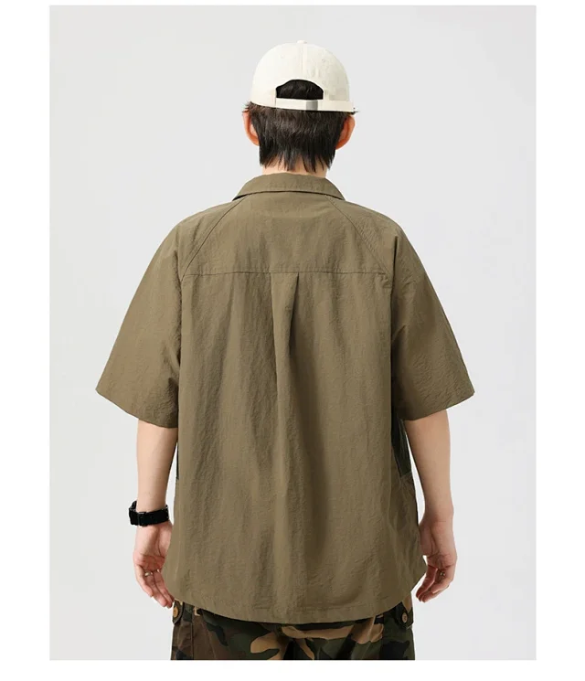 2025 Summer Men's Thin Shirt Detail