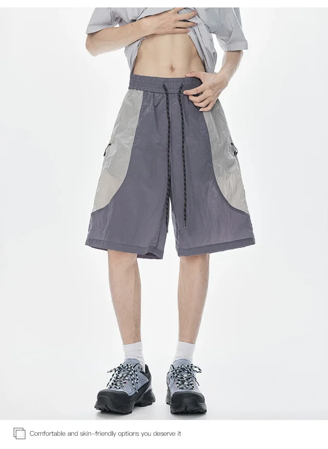2025 Summer Loose 5-Pocket Cargo Shorts for Men Detail