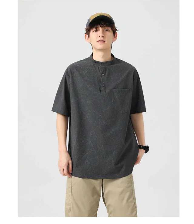 2025 T - shirt with Pocket Decoration Detail