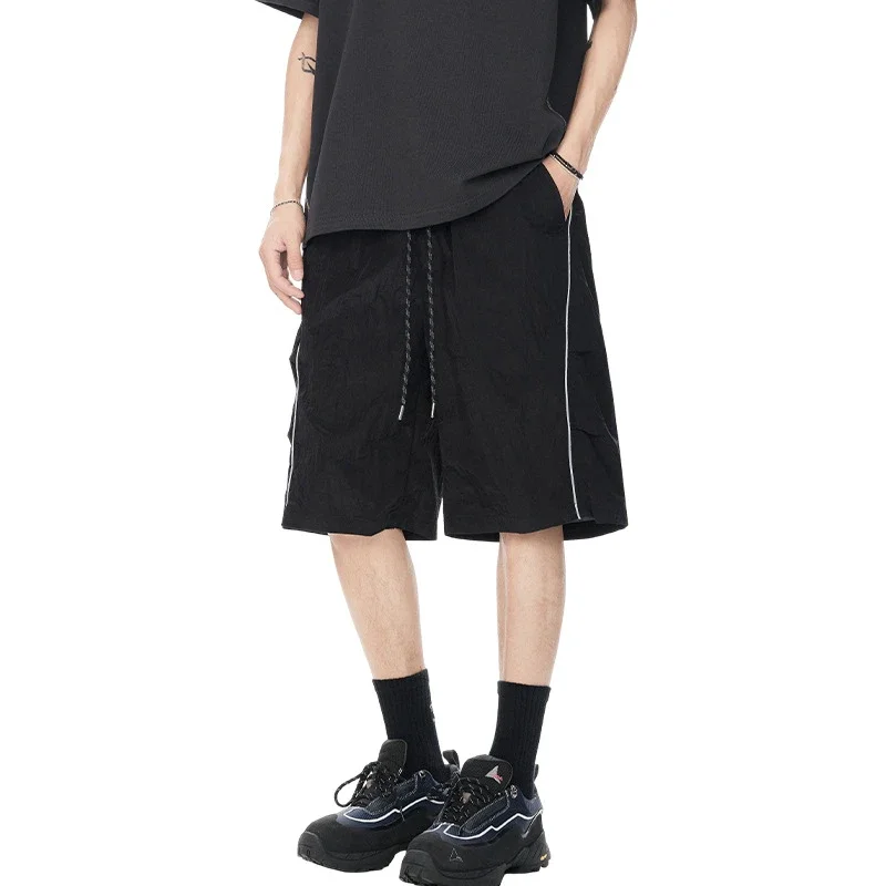 2025 Summer Men's Loose Reflective Shorts