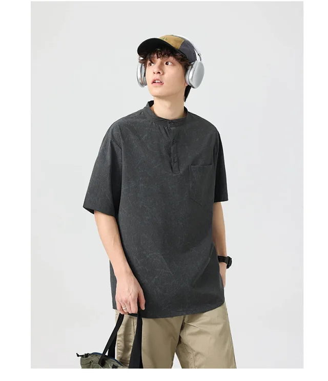 2025 T - shirt with Pocket Decoration Detail