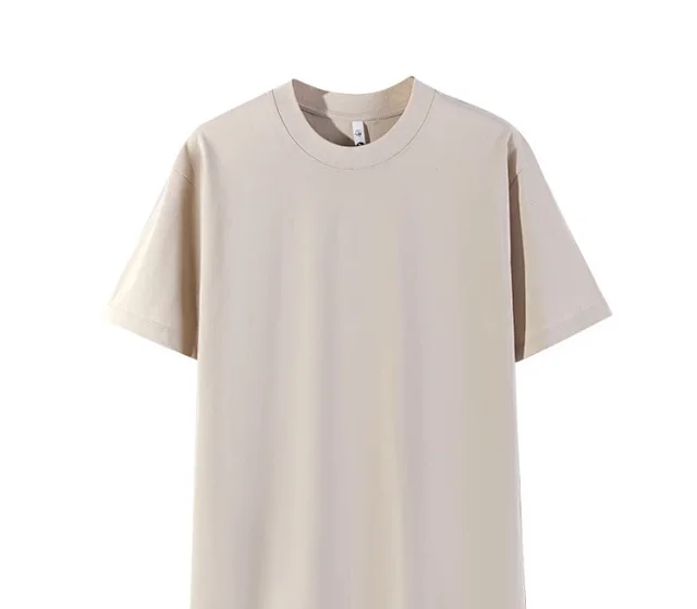 260g Summer Double Yarn Japanese Cotton Unisex Tee Detail