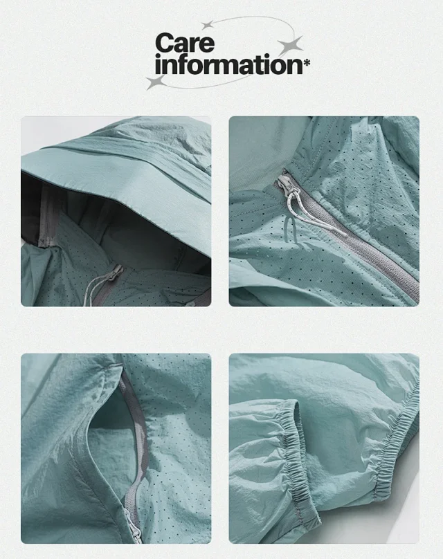 UV-proof Breathable Couple's Skin Coat Detail