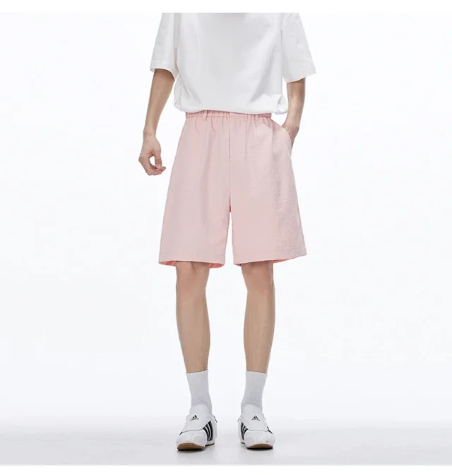 Men's Summer Sporty Loose Beach Shorts Detail