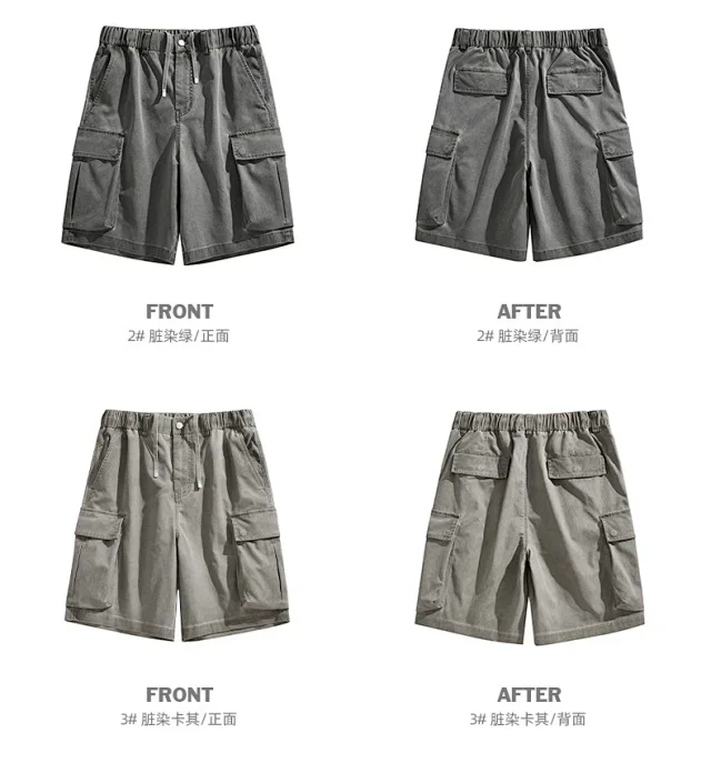 Summer Men's Denim Shorts Detail