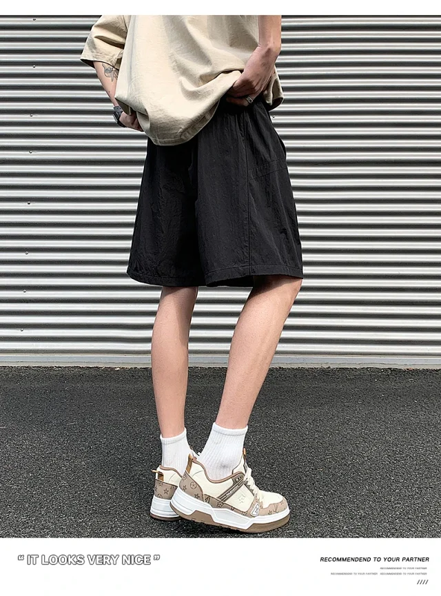 Men's Summer Ice Silk Outdoor Shorts Detail