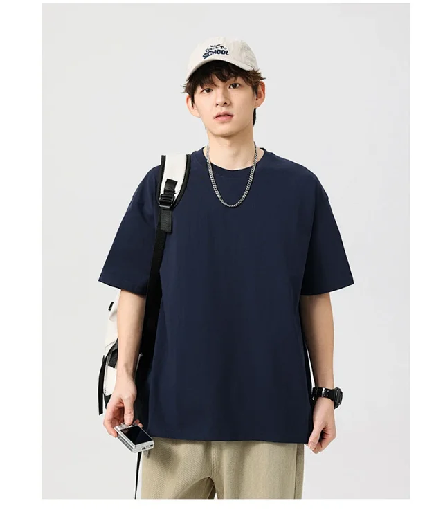 260g Cool & Antibacterial Men's T - Shirt 2025 Detail