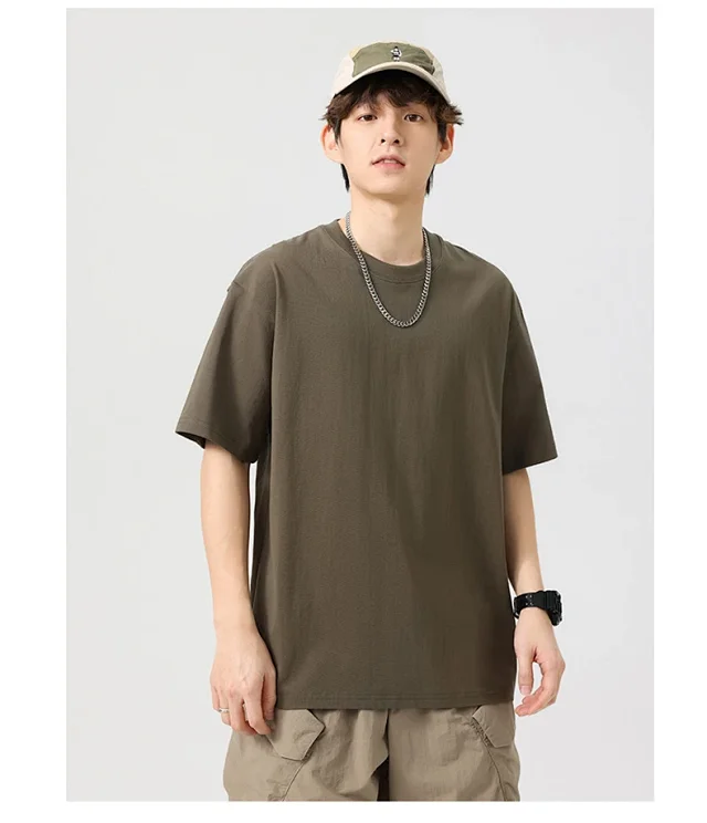 260g Cool & Antibacterial Men's T - Shirt 2025 Detail