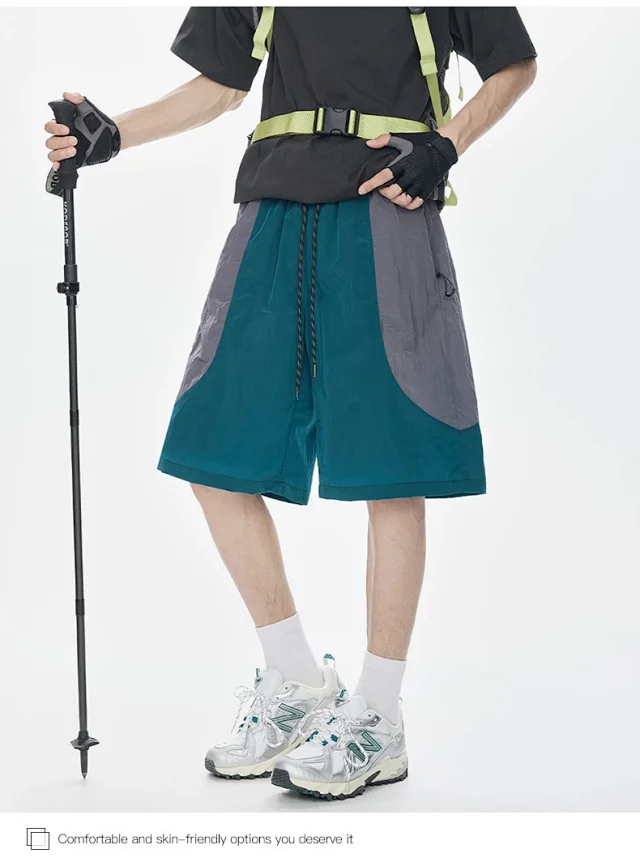 2025 Summer Loose 5-Pocket Cargo Shorts for Men Detail