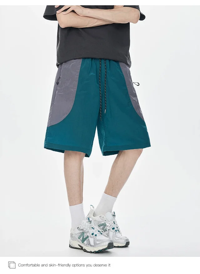 2025 Summer Loose 5-Pocket Cargo Shorts for Men Detail