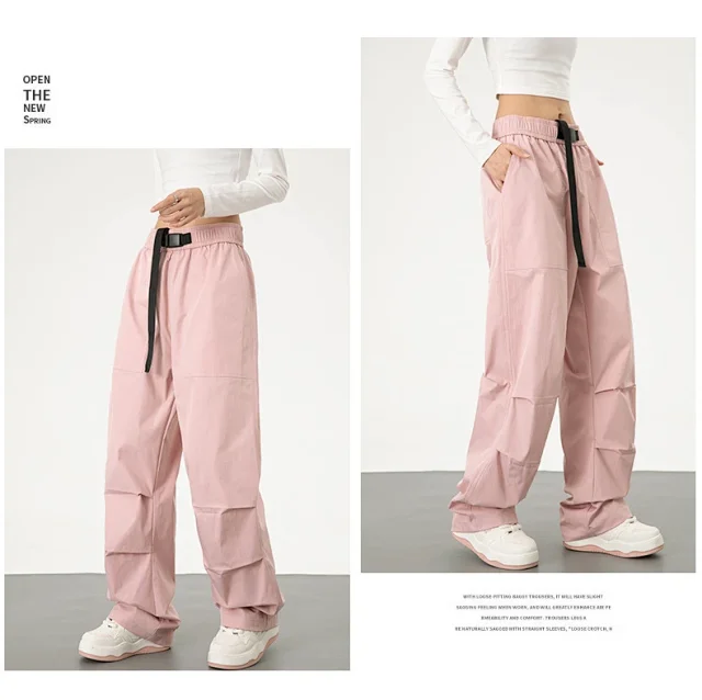 Men's Summer Outdoor Parachute Pants Detail