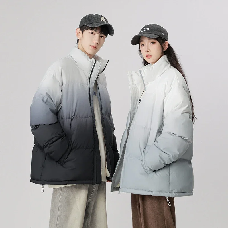 2025 Winter Men's Gradient Puffer Coat