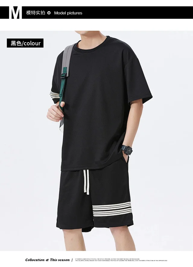 2025 Summer Men's Sporty 2 - Piece Set Detail