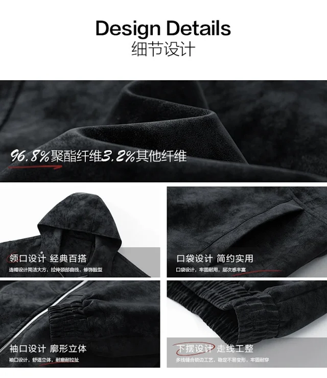 2025 Men's PU Biker Jacket (Couple Style) Detail
