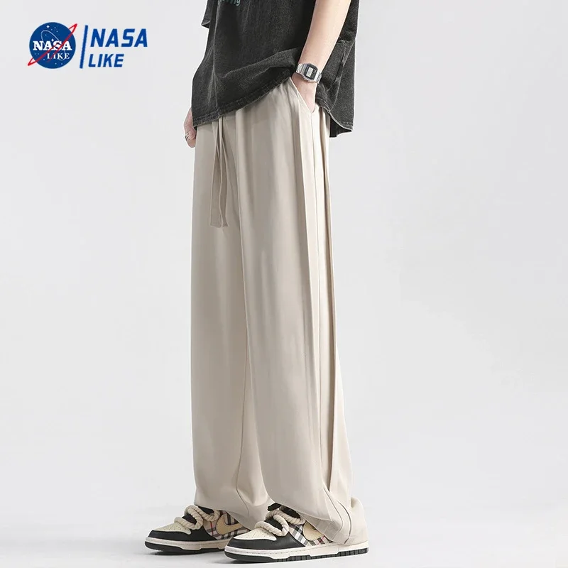 NASA Men's Summer Ice Silk Trousers