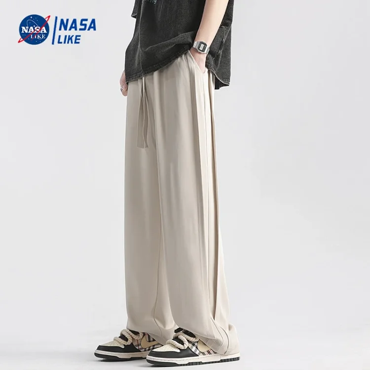 NASA Men's Summer Ice Silk Trousers