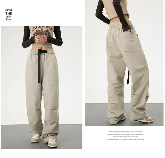 Men's Summer Outdoor Parachute Pants Detail