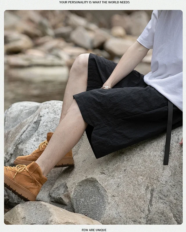 Men's Outdoor Waterproof Cargo Shorts Detail