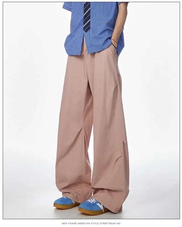 New American Pleated Saber Pants Detail