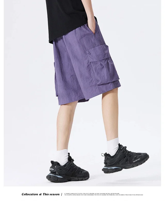 Men's 2025 Summer Ice Silk Pants Detail