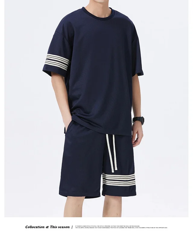 2025 Summer Men's Sporty 2 - Piece Set Detail
