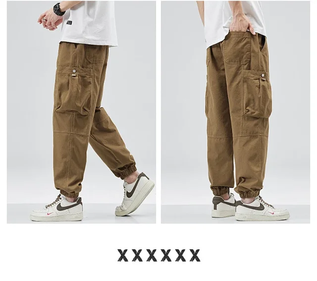 Men's Vintage Utility Cargo Pants Detail