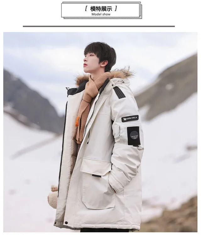 Winter New Fleece Parka Jacket Detail