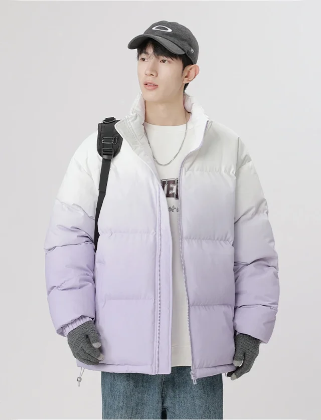 2025 Winter Men's Gradient Puffer Coat Detail