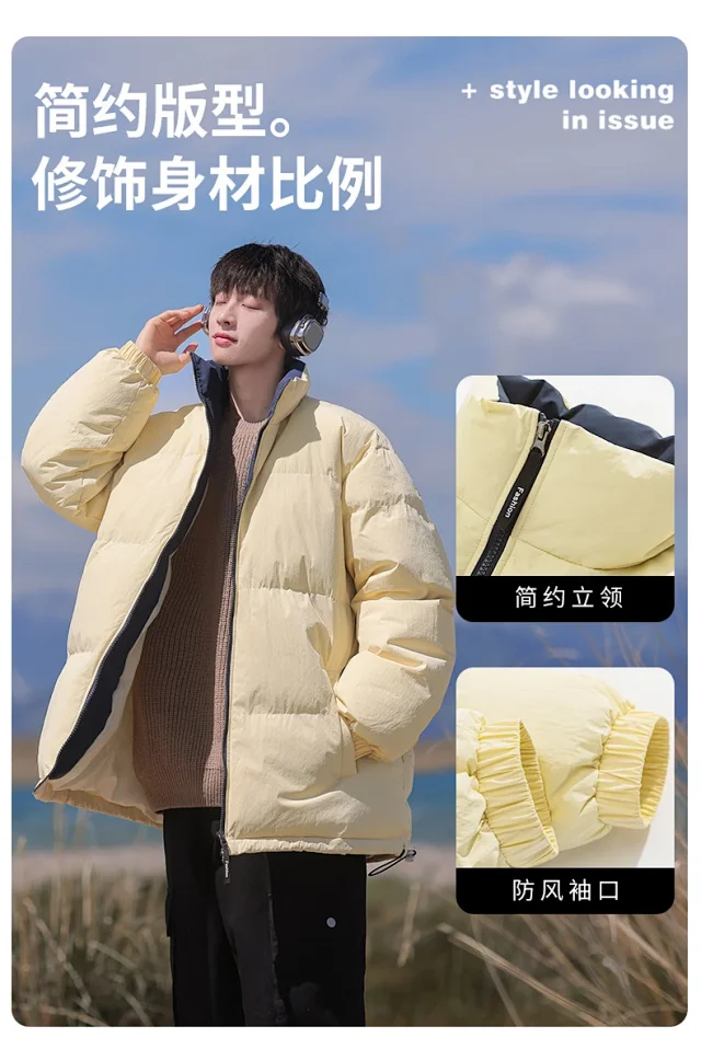 Autumn/Winter New Thick Warm Hong Kong-style Bread Jacket Detail