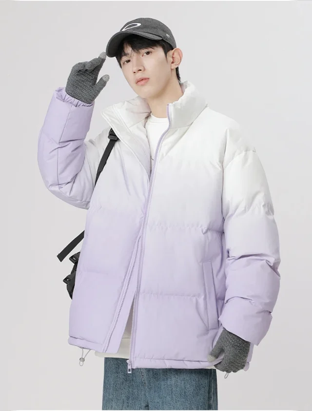 2025 Winter Men's Gradient Puffer Coat Detail