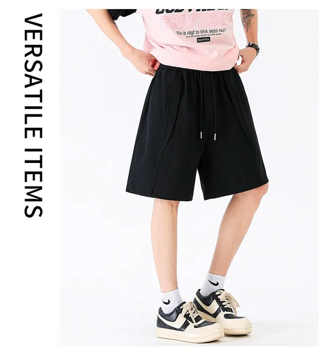 NASA High-street Hong Kong-style Shorts for Men Detail