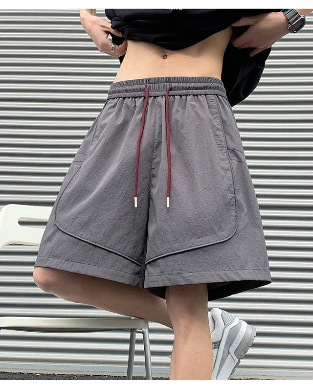 Men's Summer Ice Silk Outdoor Shorts Detail