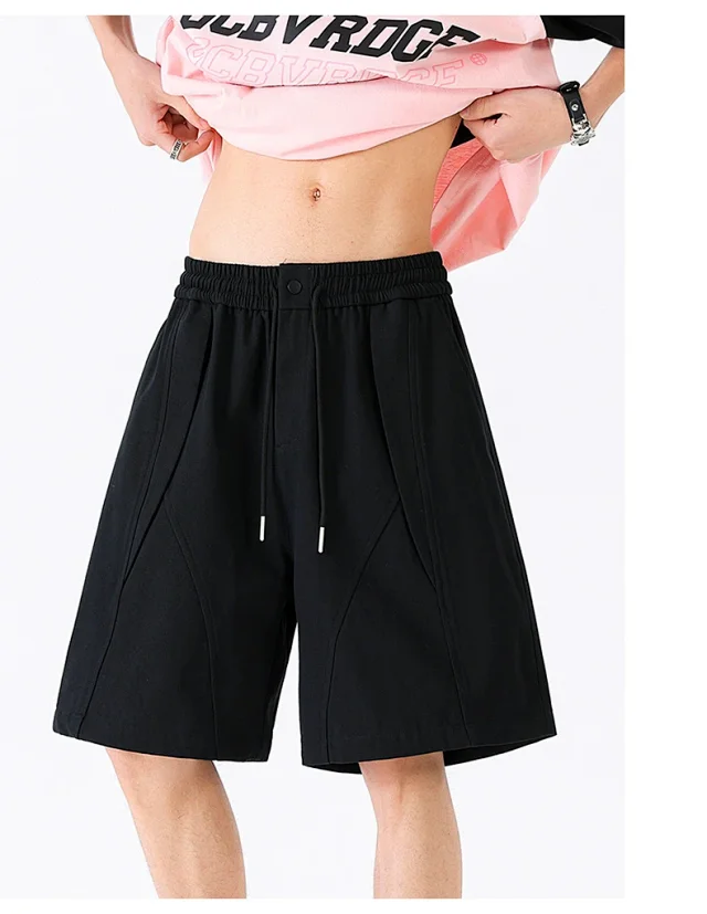NASA High-street Hong Kong-style Shorts for Men Detail