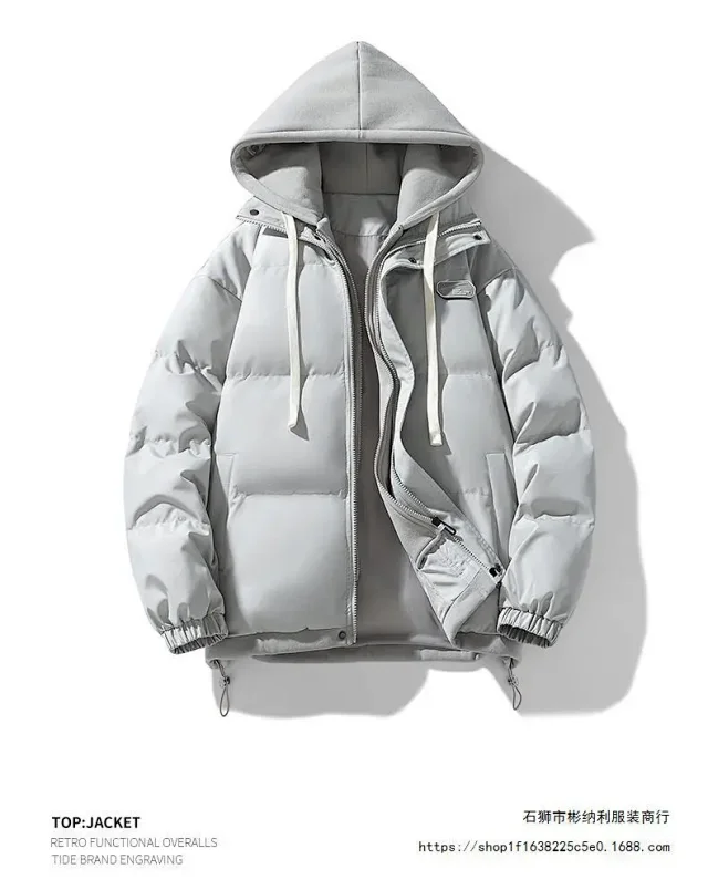 2025 FW Ins Hot Men's Puffer Jacket (Fake 2-in-1 Couple Style) Detail