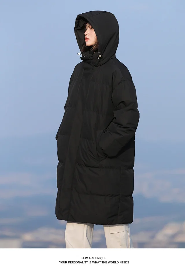 Men's Thick Warm Hooded Cotton Padded Coat Detail