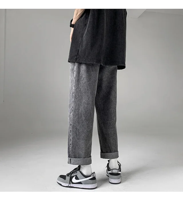 Hong Kong Style 2025 Spring New Jeans Detail