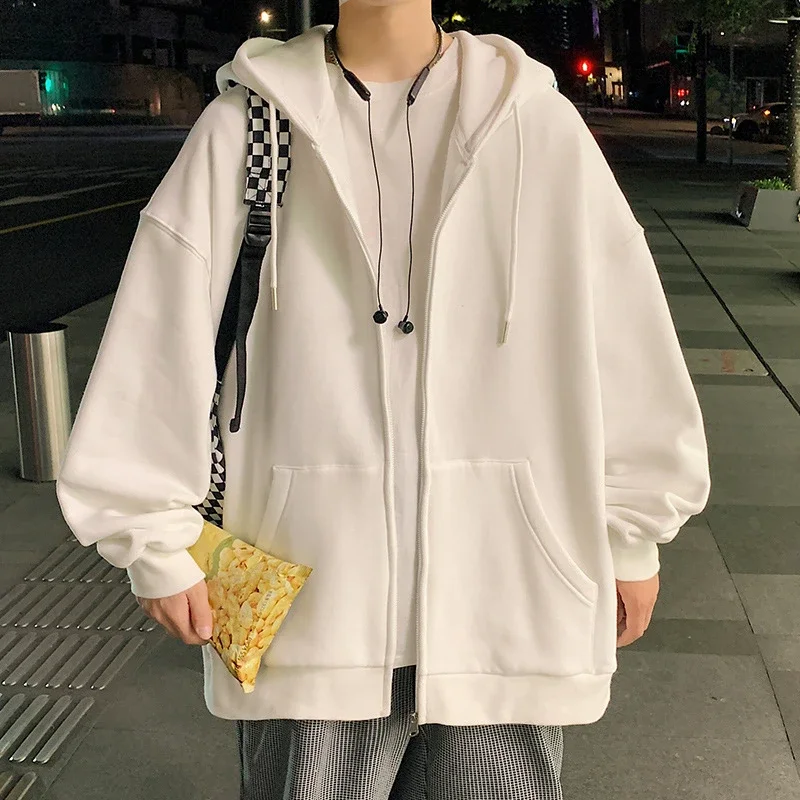 Fleece Men's Hooded Cardigan