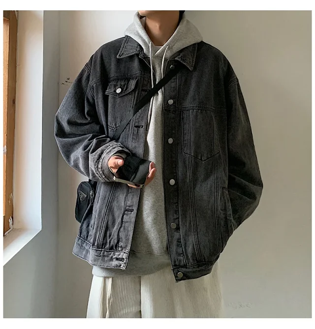 Retro Denim Jackets BF Style Detail