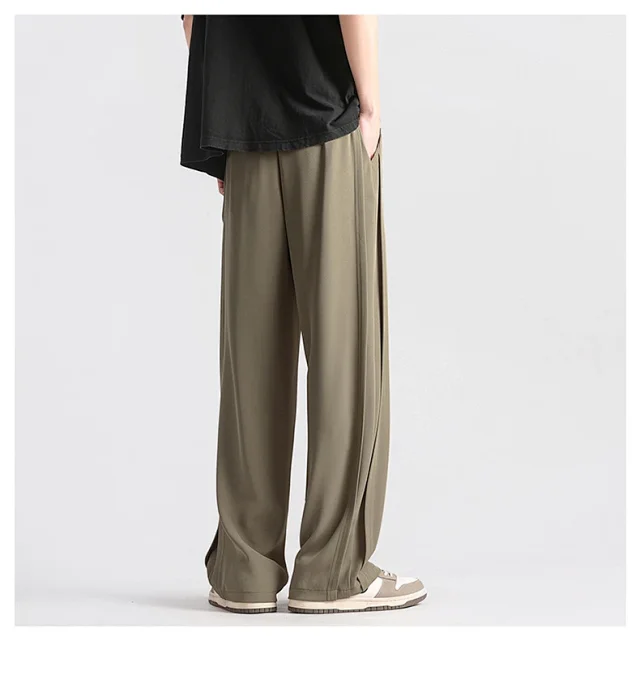 NASA Men's Summer Ice Silk Trousers Detail