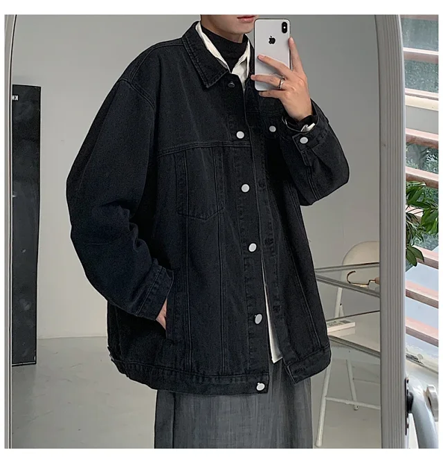 Retro Denim Jackets BF Style Detail