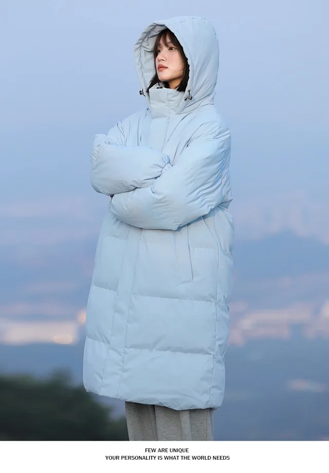 Men's Thick Warm Hooded Cotton Padded Coat Detail